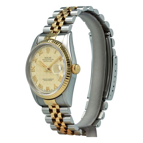 rolex watch gold 16233|pre owned rolex datejust 16233.